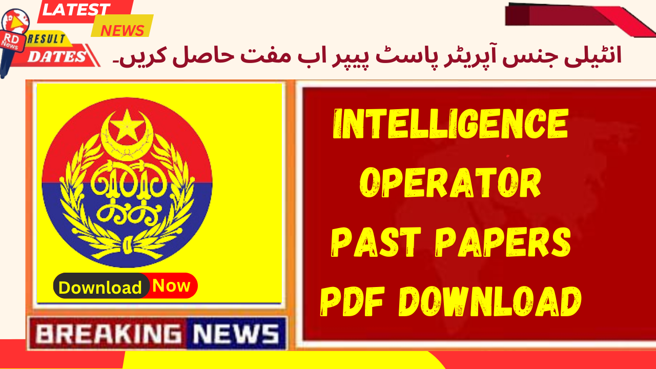 Intelligence Operator Past Papers Pdf Download