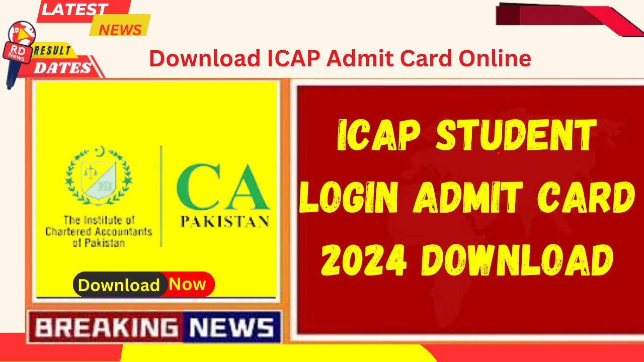 ICAP Student Login Admit Card 2024 Download